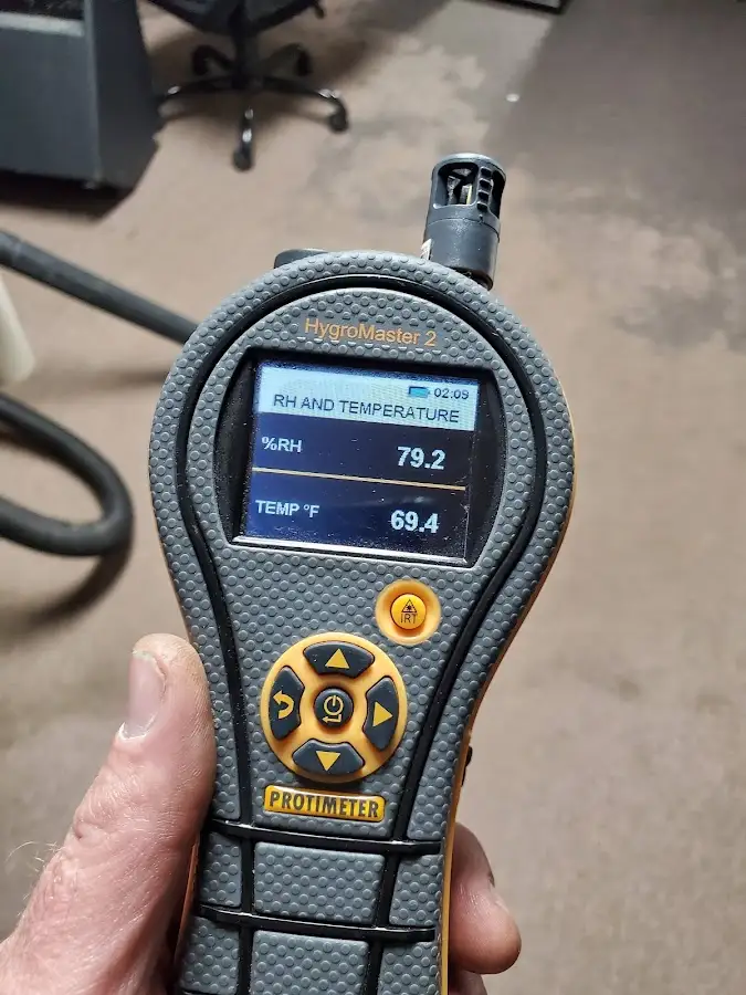 Moisture meter humidity assessment for Mold Remediation & Removal in Waukee